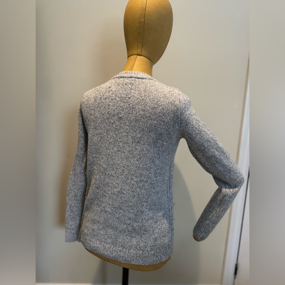 TOMMY HILFIGER Heather Gray Cable Knit Women's Sweater (XS) - Picture 5 of 9